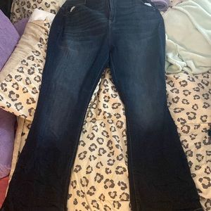 Dark Denim Flare Jeans